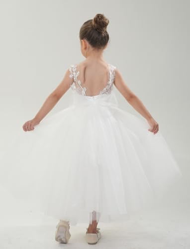 2Bunnies Girl Ball Gown 3D Lace Embroidery Puff Tulle First Communion Flower Girl Dress2