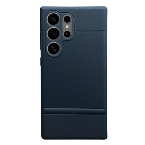 Image of NIUKIN Super Frosted Shield Pro Soft Back Case for Samsung Galaxy S24 Ultra | Shockproof Scratchproof Cover (Blue Titanium)