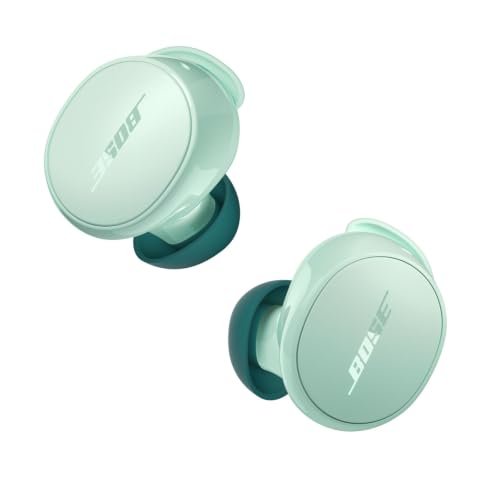 Image of Bose QuietComfort Earbuds - True Wireless Bluetooth Earbuds with Active Noise Cancellation and Mic, USB-C Charging, IPX4 Rating, Up to 8.5 Hours of Playtime, Dewdrop Mint
