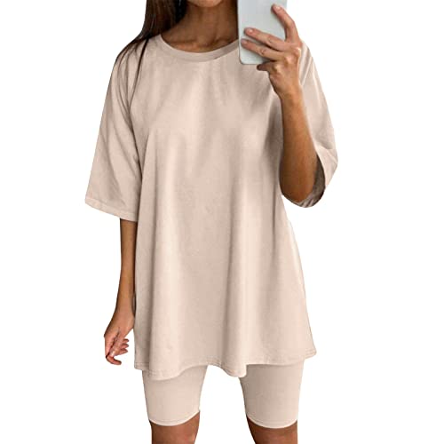 Tenue deux pièces femmes WWricotta avec hauts manches courtes et shorts