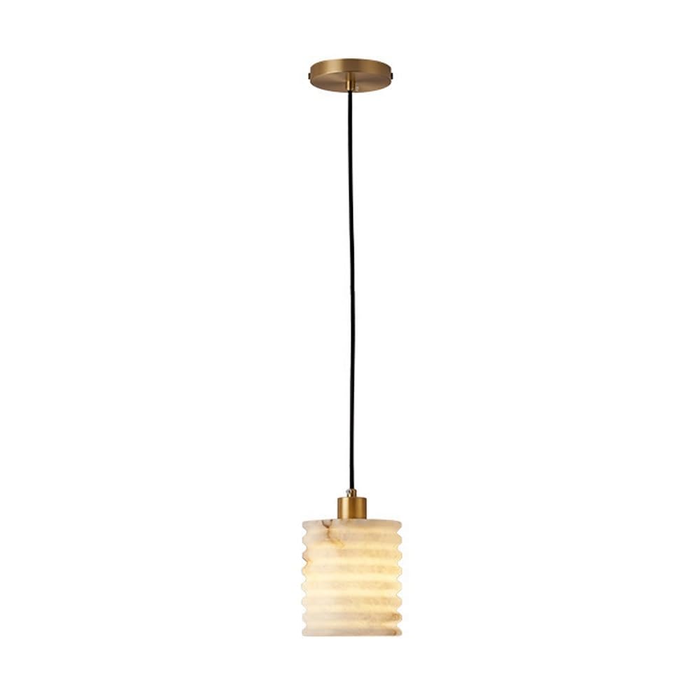Plafonnier en marbre et laiton véritable E14 pour un intérieur chic