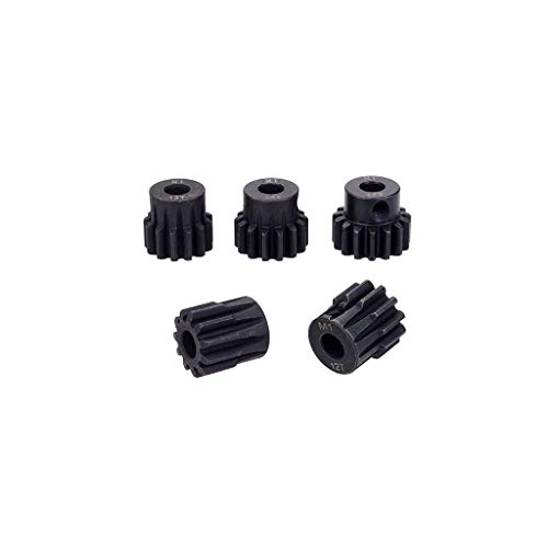DollaTek 5PCS M1 5mm 11T 12T 13T 14T 15T Ritzel Motorgetriebe für bürstenlosen 1/8 Rc Auto-Motor