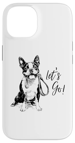�{�X�g���e���A�uLet's Go!�v�f�U�C�� ? Bostie Lover Design �X�}�z�P�[�X iPhone 14 �p