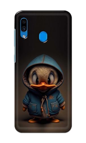 Image of PRINTFIDAA Printed Hard Back Cover Case for Samsung Galaxy A20 | Samsung Galaxy M10s | Samsung Galaxy A30 Back Cover (Animated Duck) -112