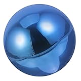 HAMPPLIES Spiegelkugel aus Polierte Reflektierende Gartendekoration Wetterfeste Blaue Gartenkugel für Terrasse Wohnzimmer Patio und Outdoor