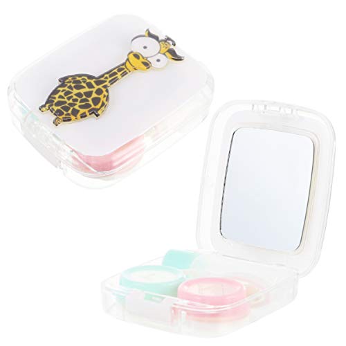 EXCEART Caixa de Lentes Estojo de Lentes Com Padrão Animal Caixa de Armazenamento de Lentes para Men