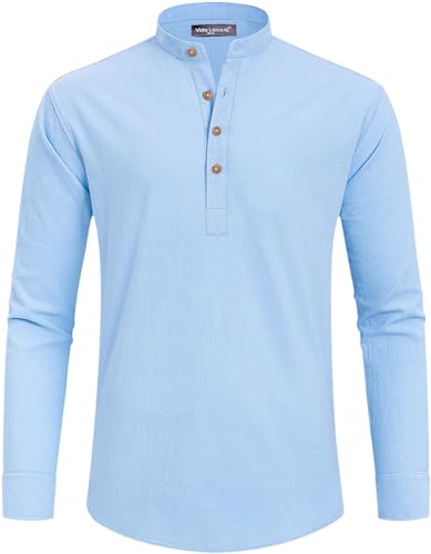 Image of Univibe Men Solid Cotton Blend Straight Kurta Shirt