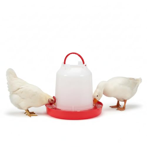 Melko® Abreuvoir pour volailles en plastique 11 L poussin Abreuvoir Abreuvoir Abreuvoir antibactérien Poules Canards tränk volaille