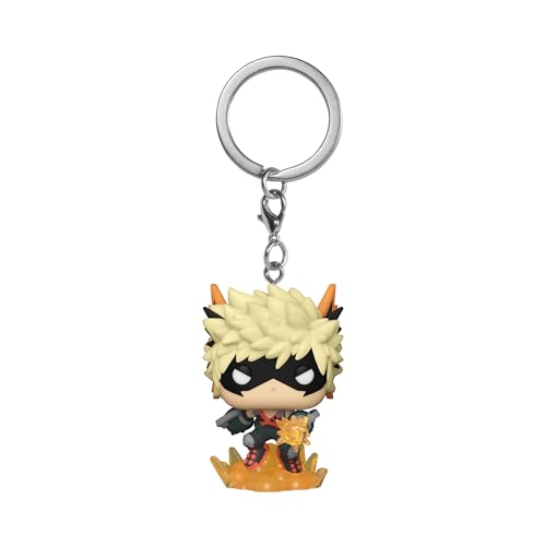 Funko Pop! Keychain: MHA - Bakugo - (Explosion) - My Hero Academia - Minifigura de Vinilo Coleccionable Llavero Original - Relleno de Calcetines - Idea de Regalo- Mercancia Oficial - Anime Fans