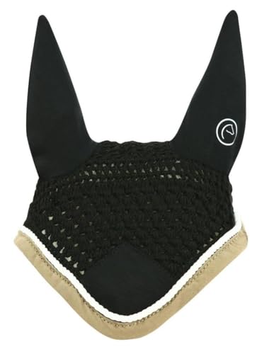 EQUITHEME Bonnet Polyfun - Couleurs - Noir, Taille Equipement Cheval - Poney