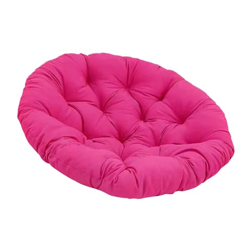 Ziociura Coussin pour Fauteuil, 50,8 Cm, Coussin Ovale (Coussin Uniquement), Tapis de Jardin Multifonctionnel pour Sièges de Fauteuil à Bascule, Stable, Rose...