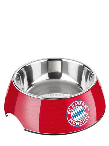 Hunter FC Bayern München Melamin-Napf, Futternapf, Trinknapf, 160 ml, rot