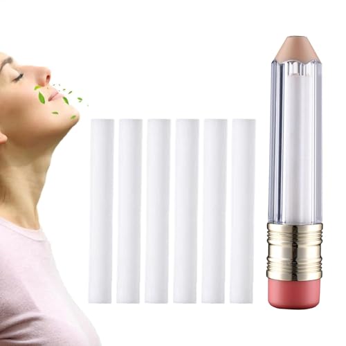 Nasal Inhalation Sticks, Nose Sticks for Breathing - Breathing Enhancer Cooling Nasal Inhalation Sticks - Portable Oil Diffuser, Nose Inhaler Sniffer, Congestion for Families, Lovers