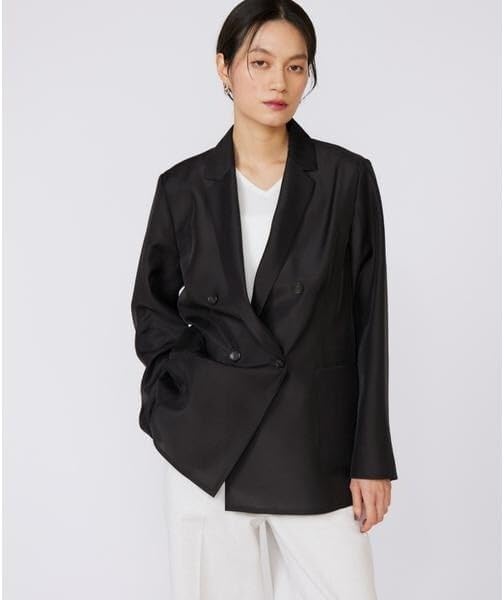 [イネド] オーガンジーシアージャケット