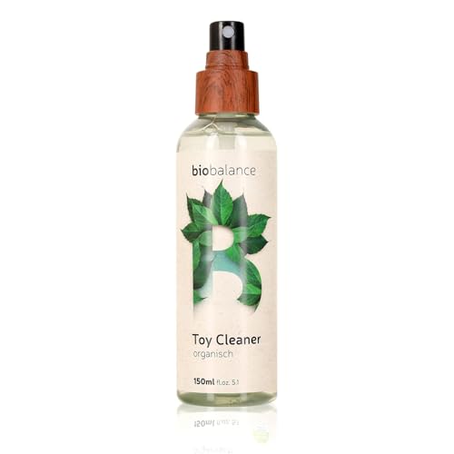 BIO BALANCE Toy Cleaner Spray organisch alkoholfrei Toycleaner hygienische Reinigung für alkoholempfindliche Oberflächen wie Silikon Latex oder Gummi 150ml