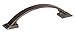 Amerock | Cabinet Pull | Gunmetal | 3-3/4 inch (96 mm) Center to Center | Candler | 1 Pack | Drawer Pull | Drawer Handle | Cabinet Hardware