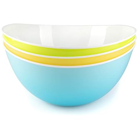 Maxi Nature Kitchenware - Ensaladera plastico cuenco ensalada palomitas cocina pasta tazones grandes postre Cover