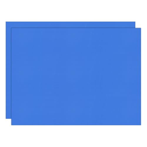 Image of M METERXITY 2-Pack Corrugated Plastic Sheets, 12 Inch x 16 Inch Waterproof Blank Corrugated Poster Board Yard Signs for Garage Sale /Office /Classroom /Party /Lawn Sign Road [4mm Thick, Blue]