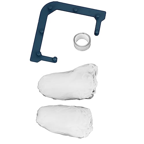 Portafiltro práctico para desagüe de cocina con bolsas desechables (azul) miniatura 7