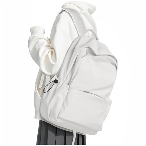 Sac à dos blanc pour les journées de cours et sorties en ville
