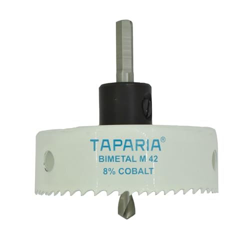 Image of Taparia Bimetal Mini Hole Saw HSM 64 - Precision Cutting Tool, High -Speed Steel Teeth for Wood, Metal & Plastic