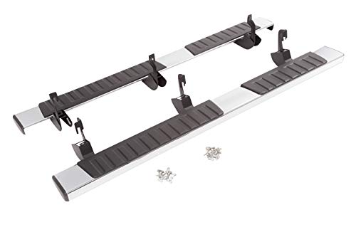 General Motors Accessories 84106505 Double Cab 6-Inch Rectangular Assist Steps in Chrome