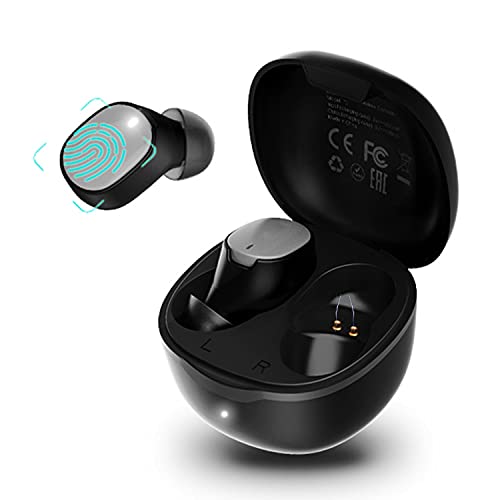Crazy Clearance Desmond Wireless Earbuds,Bluetooth Earbuds,Deep bass in-Ear Mini Headphones,Wireless Bluetooth Headset with Wireless Charging Box,Waterproof Sports earplugs for iPhone Android airbuds (T3)