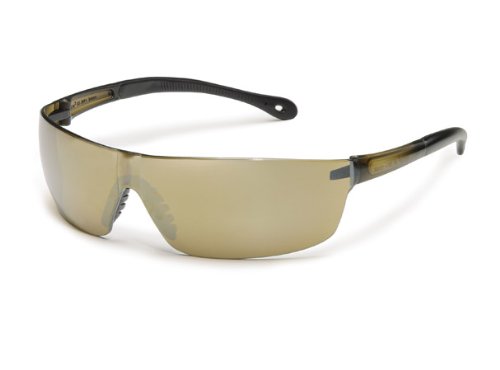 Gateway Safety 4486 StarLite Squared Ultra-Light Safety Glasses, Mocha Lens, Mocha Temple (Pack of 10)