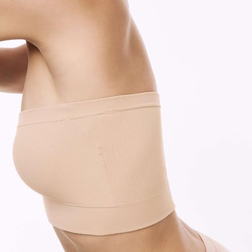 Image of Marks & Spencer Polyamide Elastane Non Padded Bra | Non Wire Bandeau Bra