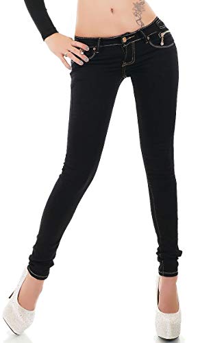 Redseventy Damen Hüft- Skinny- Jeans schwarz 199 Größe 40 Cover