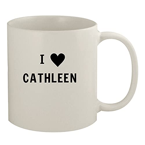 Molandra Products I Heart Love Cathleen - Ceramic 11oz White Mug