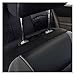 Car Seat Covers, Compatible For Ford Edge 2016 2017 2018 2019 2020 2021 2022 2023 2024, 9 Pcs Full Sets Leather Breathable Seat Protector Interior Accessories(Gloss Black)