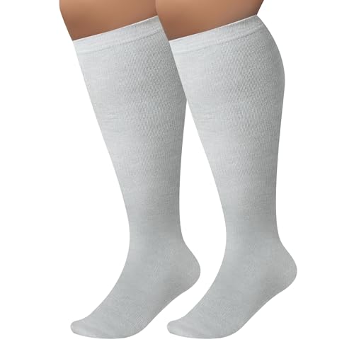 Image of CONRAN KREMIX Plus Size Compression Socks For Women