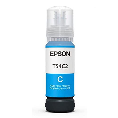 Epson T54C C13T54C220 Bottiglia Inchiostro Ciano Compatibile 70ml per SureLab D500 - vue 3
