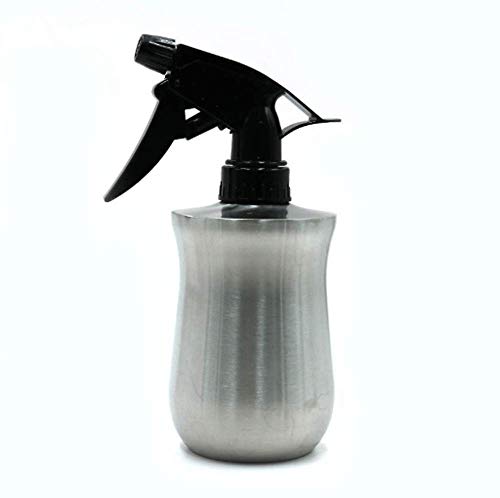 HSJLH Spray bottle, hand-pressure sprayer manual watering pot 304 stainless steel arc spray bottle gourd-shaped watering for kitchens and horticultural