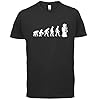 Evolution of Man Robot - Mens T-Shirt - Black - 3XL #2