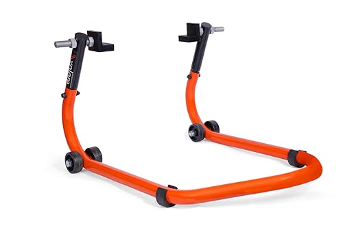 Image of Explore Dismantle Premium Universal Paddock Standwith Swingarm L Supports for All Bikes Upto 300kgWeight (Comes with 5 Year Frame Warranty-Orange) (Black Orange Dual Tone)