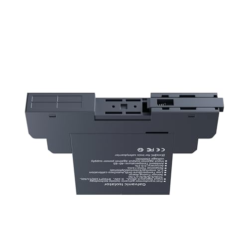 Isolateur de signal 0-10mA avec entrée DC24V et sortie 0-10V pour rail 35mm