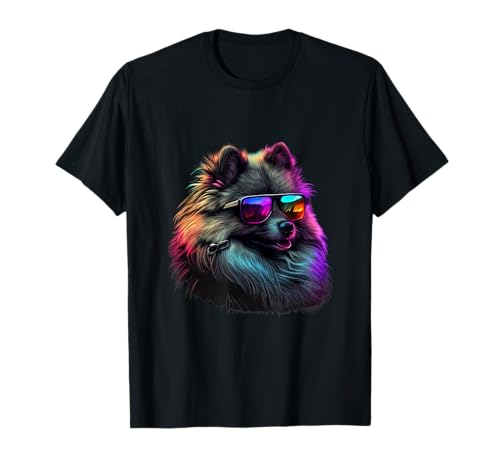 Abstract Keeshond Dog Lovers Keeshond Dogs Keeshonds T-Shirt