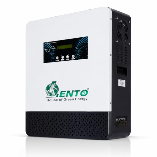 Image of 1100 VA 12.8V Lithium Battery Solar Inverter | Pure Sine Wave Hybrid UPS | Inbuilt LiFePO4 Battery | PWM Solar Controller | Wall Mount Home UPS