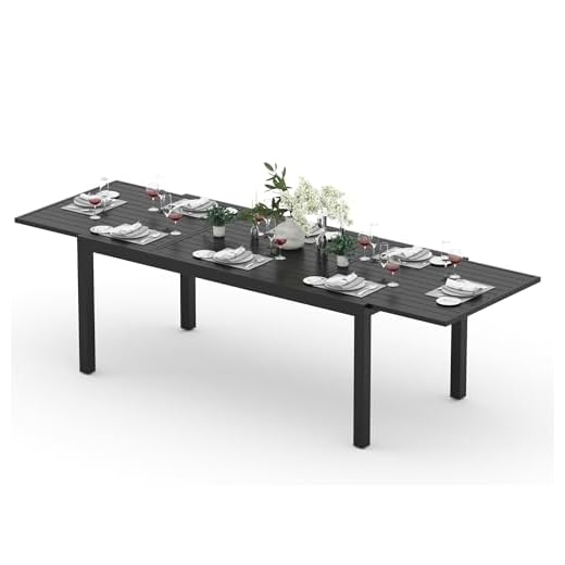 Expandable Outdoor Dining Table