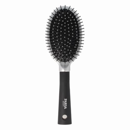 PARSA Beauty Trend Line brosse cheveux (argent) – Brosse a cheveux pour tous types de cheveux – Ergonomique, pratique, sans tiraillements, effet massage...