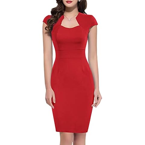 Retro Dress 1950's Red Cocktail Dress Cover
