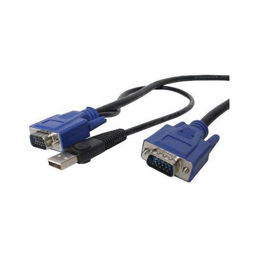STARTECH.COM accessories 10ft 2-in-1 ultra thin USB/vga cable for kvm swtich - NEW - Retail - SVECONUS10