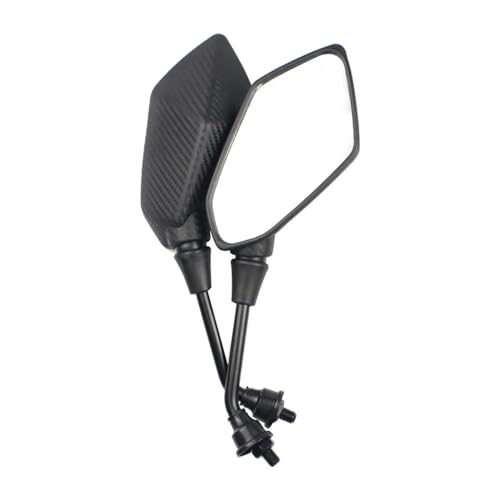 Espejos retrovisores para motocicleta de fibra de carbono par 4