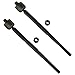 Detroit Axle - 2.4L Front Tie Rods Kit for 2010-2017 Chevrolet Equinox GMC Terrain, 2011 2012 2013 2014 2015 2016, 4 Inner & Outer Tie Rods, 2 Boots, Replacement