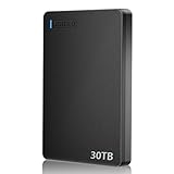 外付けHDD&SSD ツーインワン機能 30TB大容量 ハードディスク 外付け USB3.0用ポータブルHDD テレビ録画 超高速データ転送 超薄型 2.5インチ USB3.0に対応 /PC/TV/Mac/PS4/PS5/XBox 携帯便利 収納袋付属 image