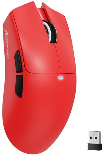 【Design ergonomico】 L'X11SE ha le stesse dimensioni dell'X11 (128*64*40 mm), ed è adatto a giocatori con mani di medie e grandi dimensioni. È compatibile con diverse posizioni di presa, come la presa plank, la presa finger e la presa claw, per offrire la massima comodità. Non ti stanchi nemmeno dopo un utilizzo prolungato.