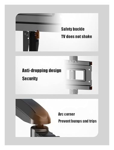 Soporte móvil para TV con ruedas universal miniatura 3