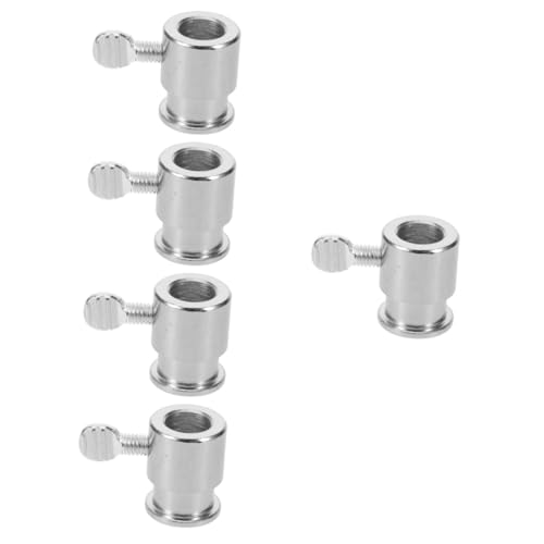 CIYODO 5pcs Grill Rotisserie Kit Bbq Grill Fork Bolt Metal Rod Sleeve for Rotisserie